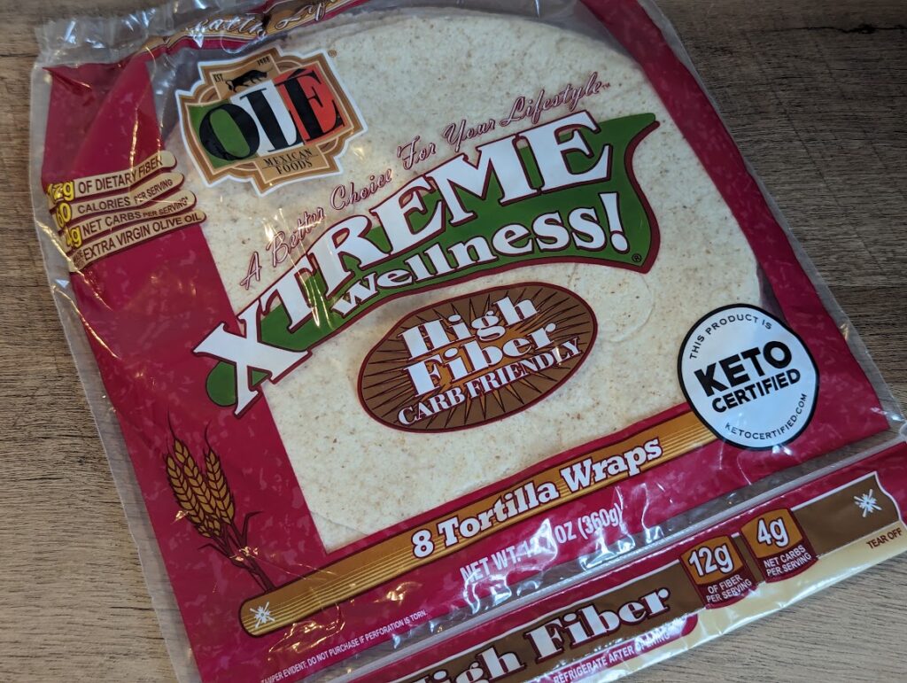 Ole Xtreme Wellness low carb wraps