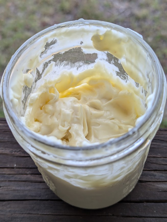 Healthy Mayonnaise in Mason Jar