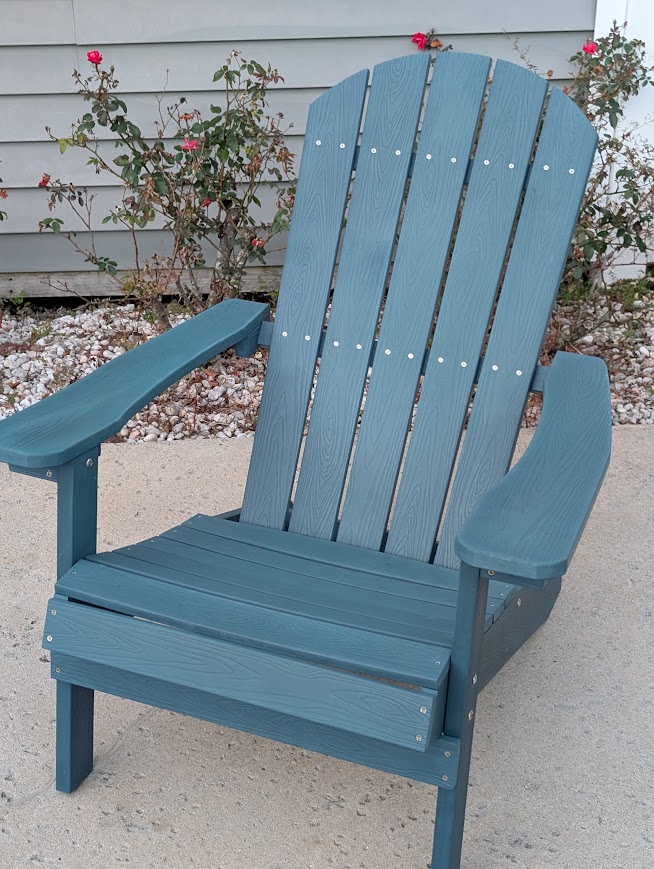 Blue Adirondike Chair