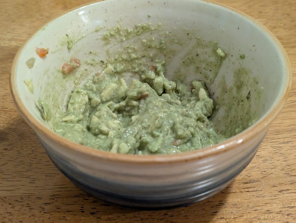 Mexican Guacamole Recipe in a Bowl