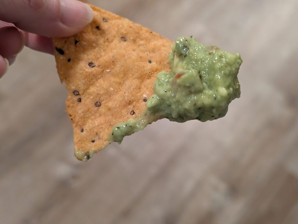 Mexican Guacamole Recipe on a Chip