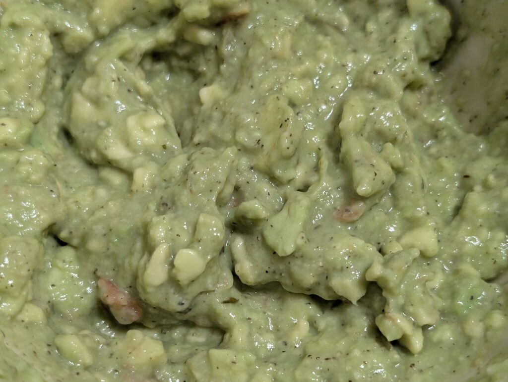 Mexican Guacamole Recipe Up Close Image