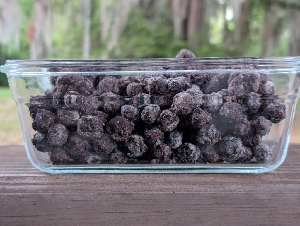 Healthy Muddy Buddy Recipe with Blueberries and Protein Ready to Eat