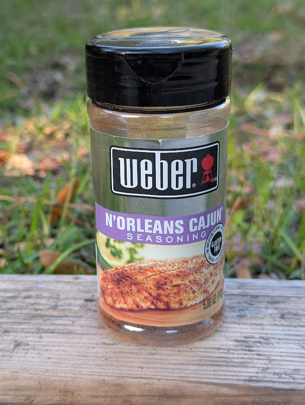 Weber New Orleans Seasoning is amazing on chicken
