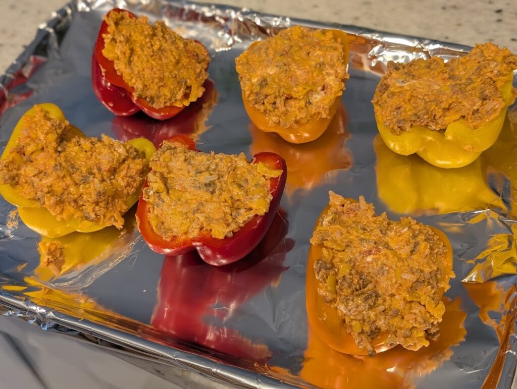 Classic Stuffed Bell Peppers Ready to Cook