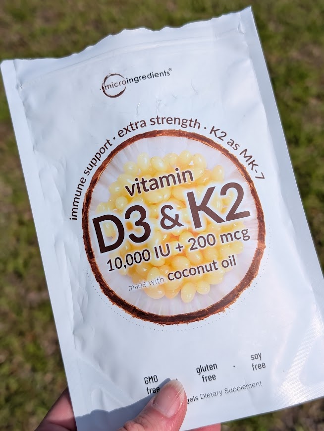 Vitamin D with K2 is one of the vitamins I take everyday