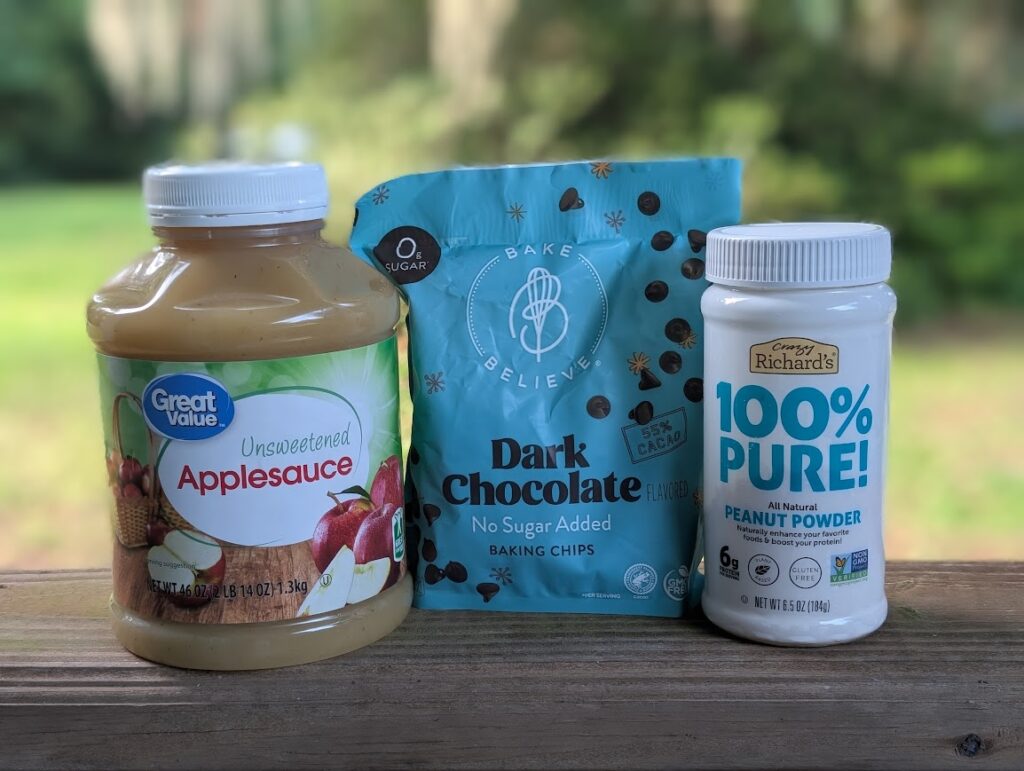 Ingredients for Three Ingredient Peanut Butter Balls