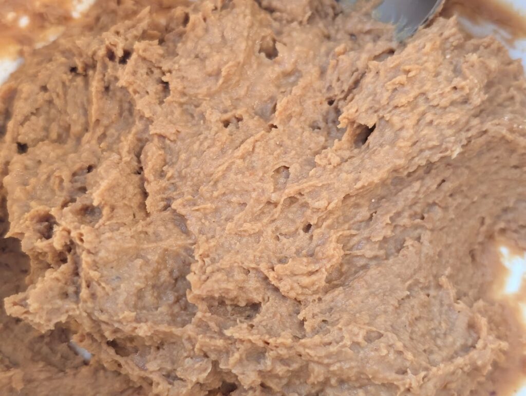 PB mixture for three ingredient peanut butter balls