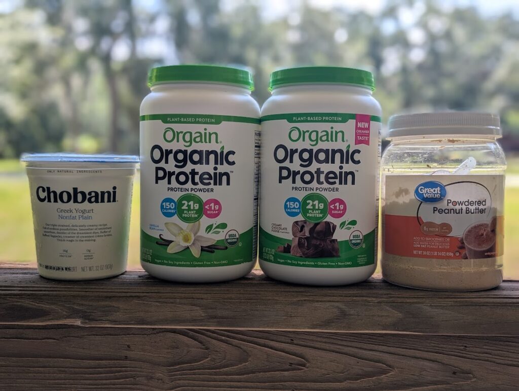 Ingredients when deciding what to add to a yogurt bowl